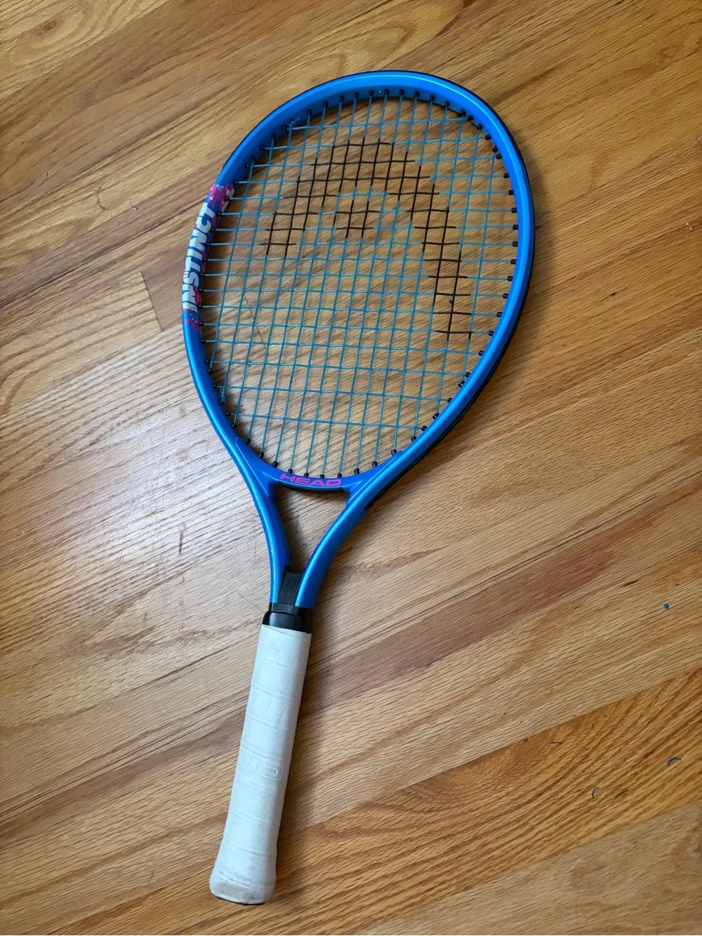 Head Blue Tennis Racket with White Grip kids